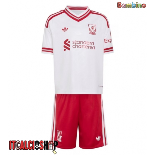 Liverpool Florian Wirtz #7 Seconda Maglia Bambino 2026-27 Manica Corta (+ Pantaloni corti)